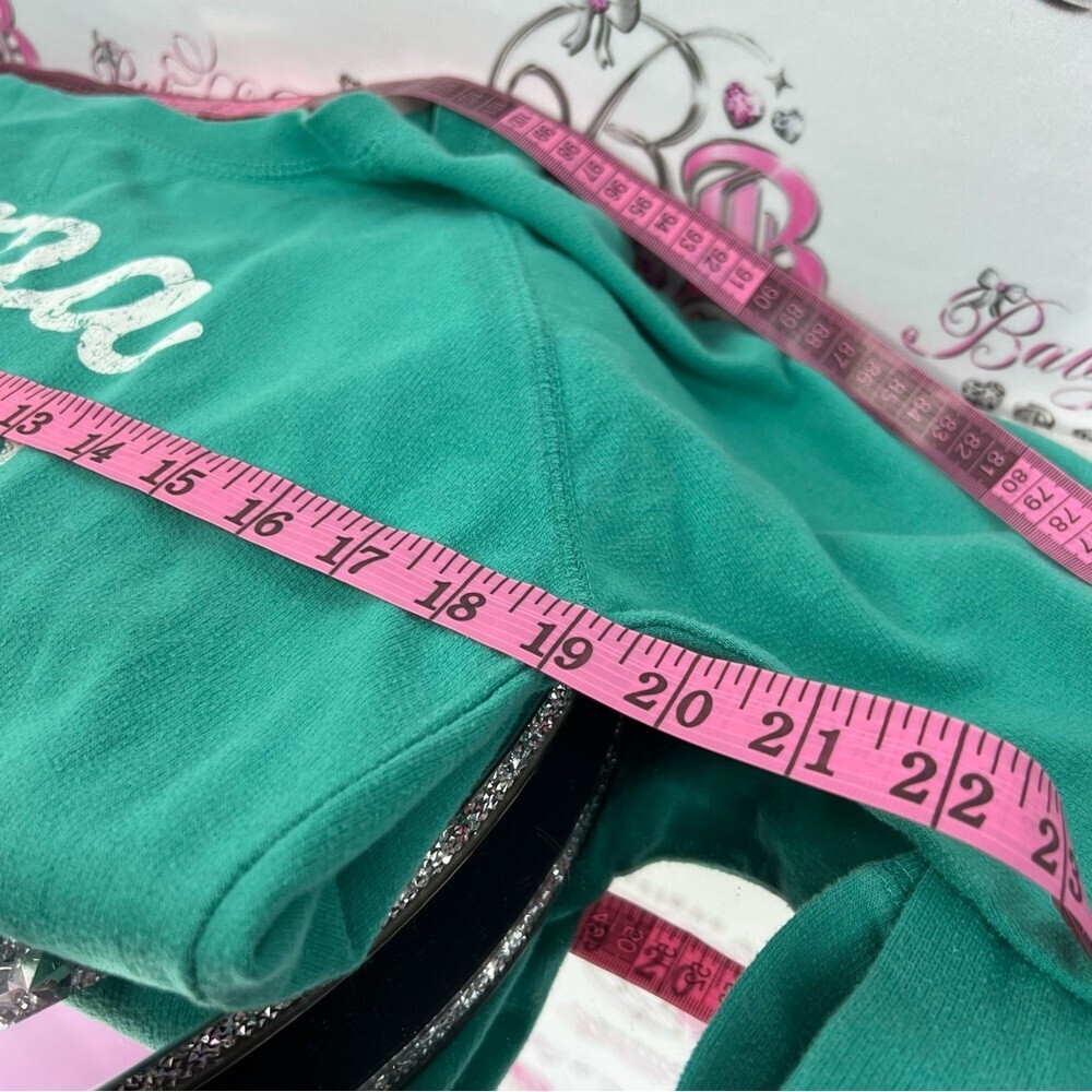 Live & tell sweater Mama Bear tipi graphic pull over green blue Teal Sweatshirt - Picture 11 of 12